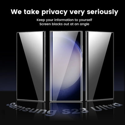 24U/S23/22/21+ Curved Surface HD Clear Ceramic Soft Film Screen Protector Pull-Free Cabin Anti-Fingerprint Anti-Scratch