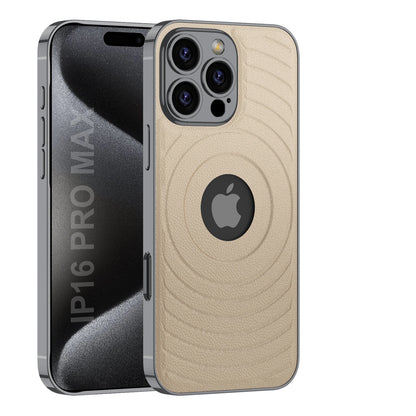 Leather Phone Cases for iphone 15 16 Pro Max with Brand logo Hole