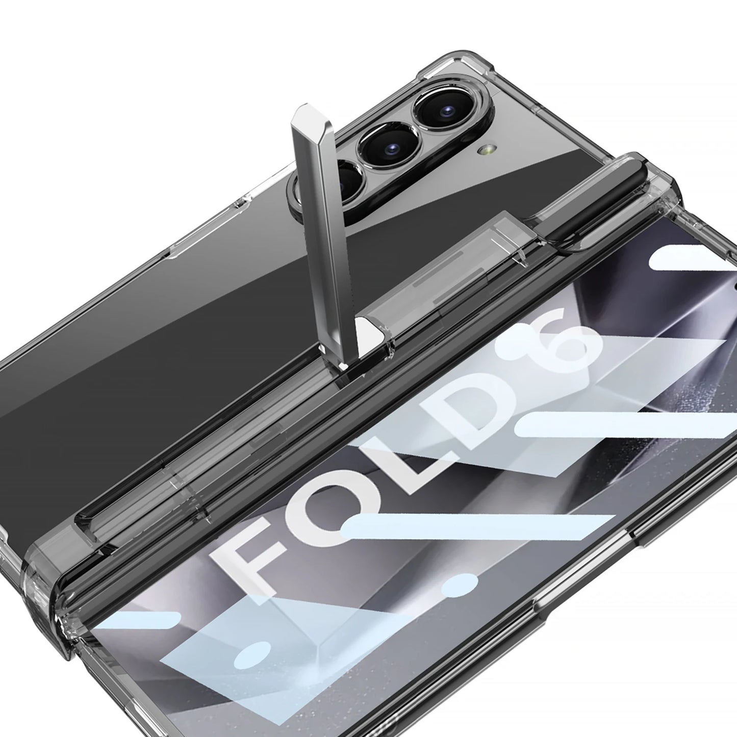 Transparent Hard Anti Shock Case For Samsung galaxy Z Fold 6