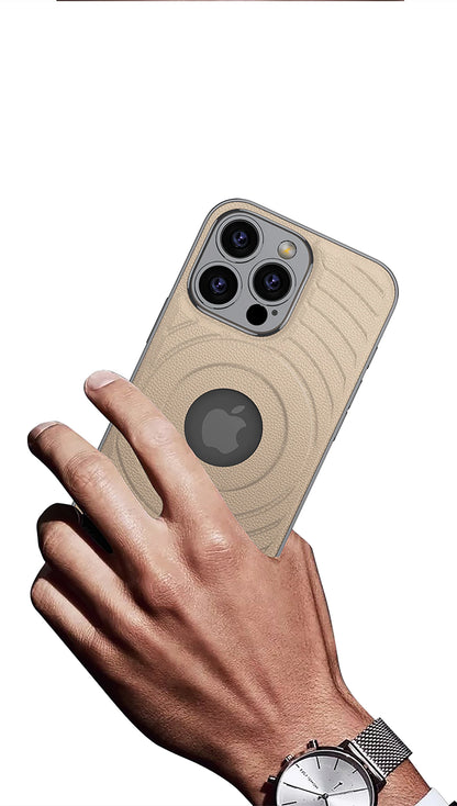 Leather Phone Cases for iphone 15 16 Pro Max with Brand logo Hole