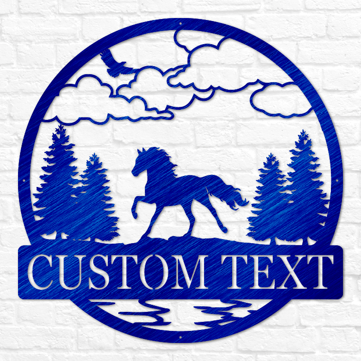 Horse Outdoor Monogram