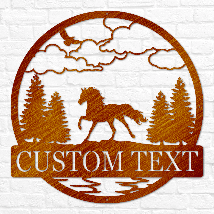 Horse Outdoor Monogram