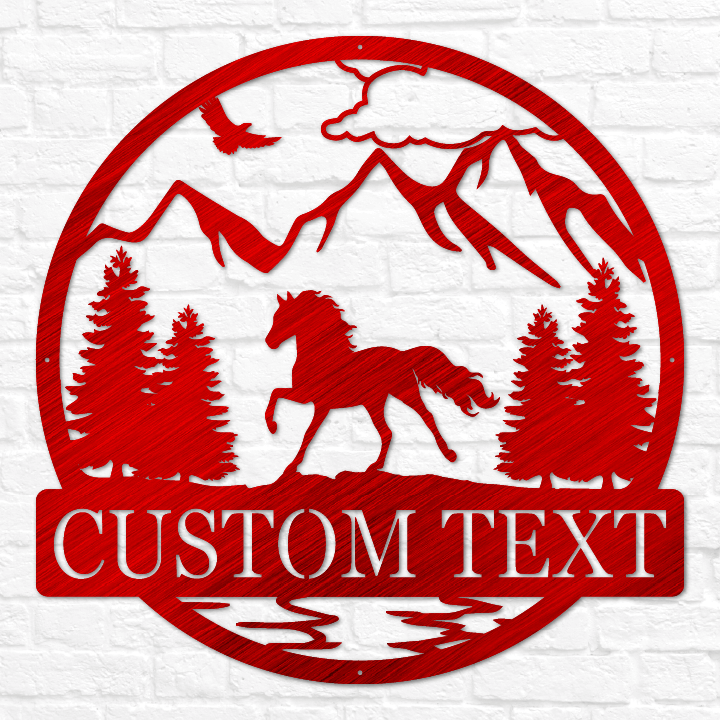 Horse Outdoor Monogram