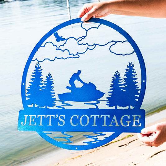 Jet Ski Outdoor Monogram