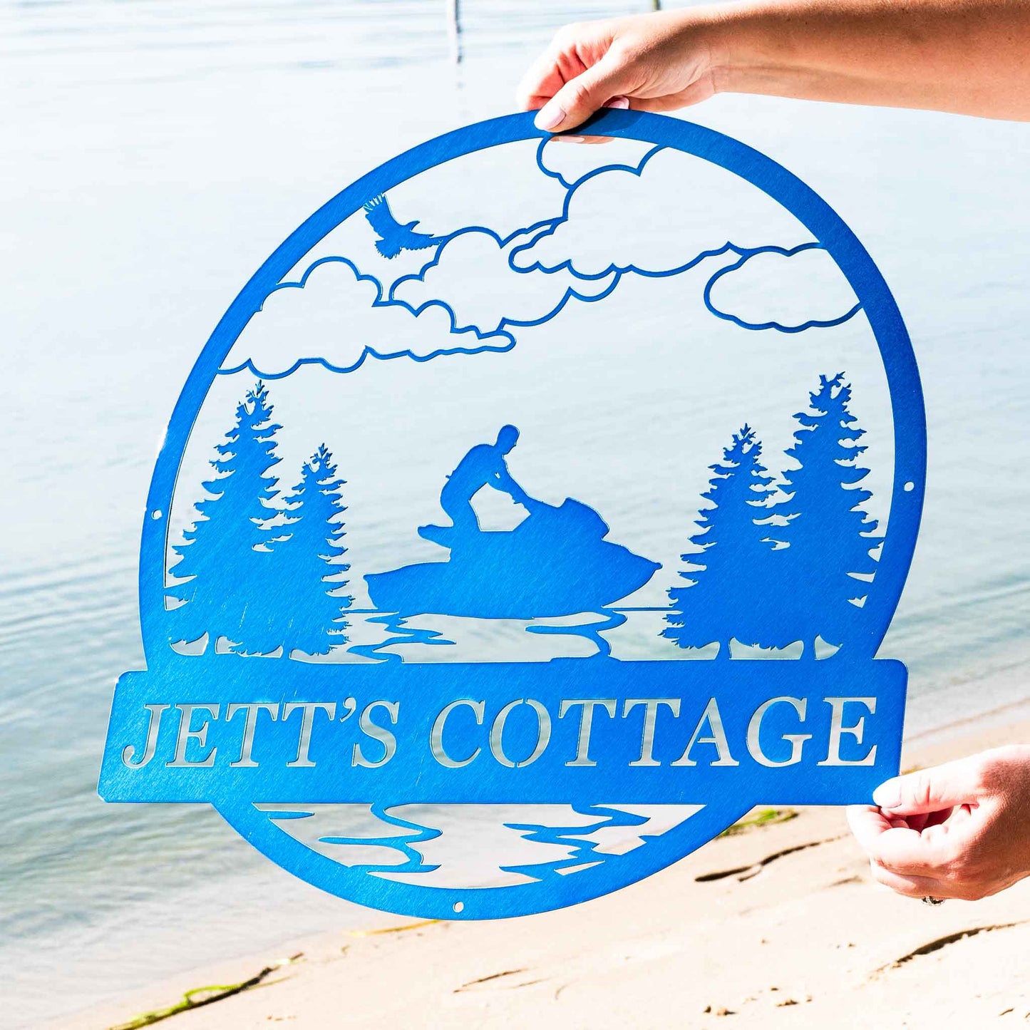 Jet Ski Outdoor Monogram