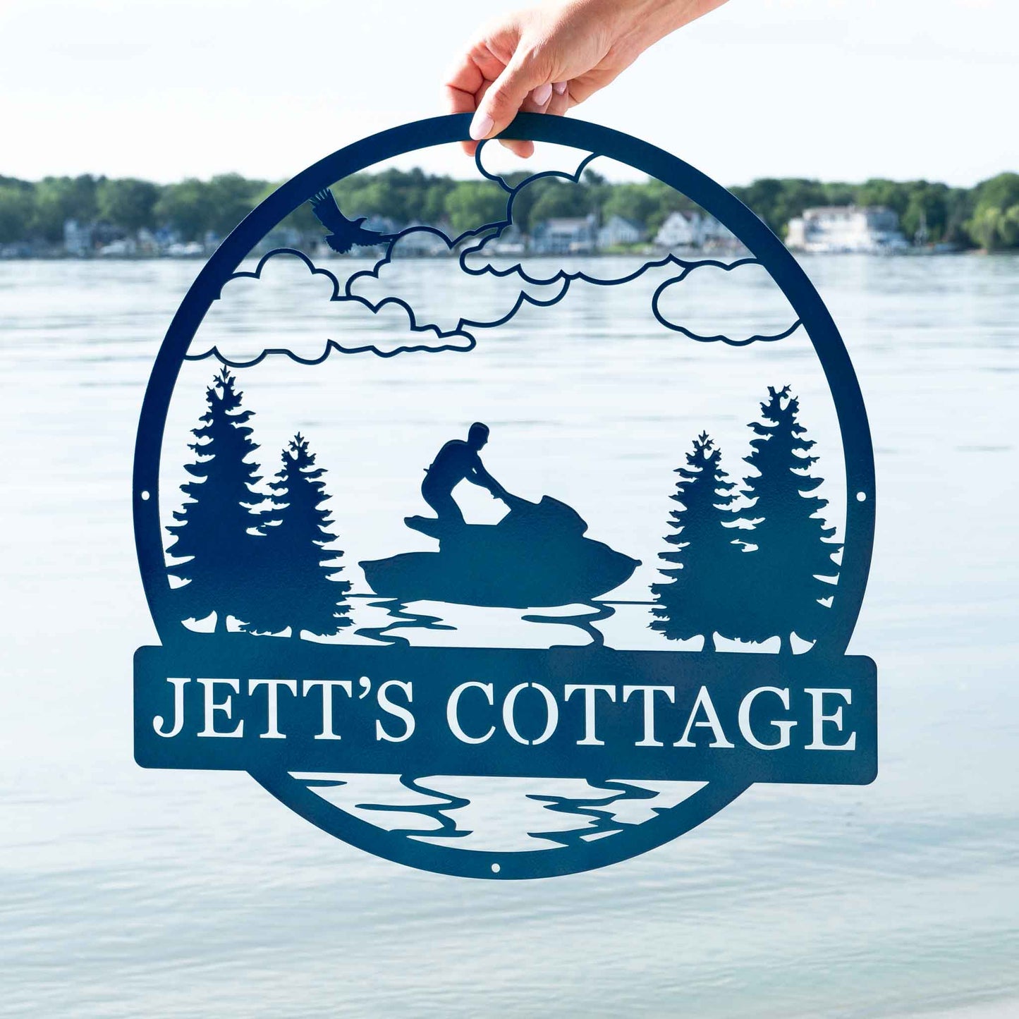 Jet Ski Outdoor Monogram