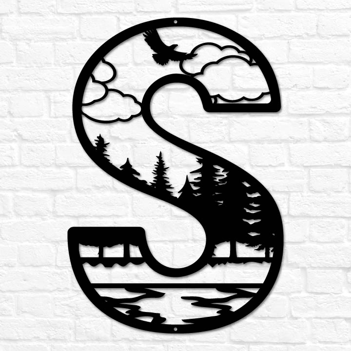 Outdoor Letter Monogram