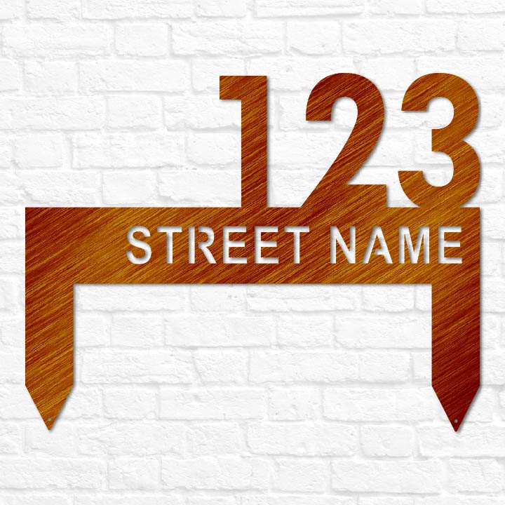 Yard Address Sign