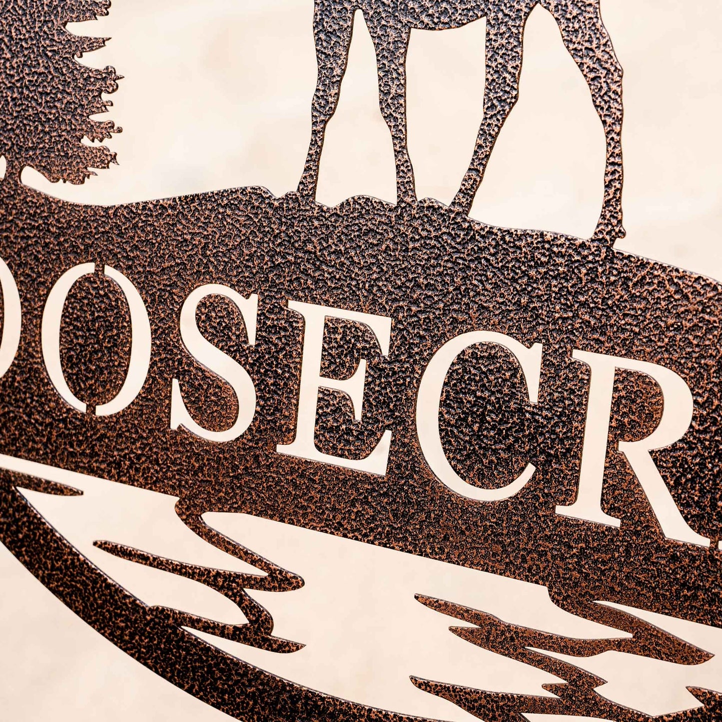 Moose Outdoor Monogram