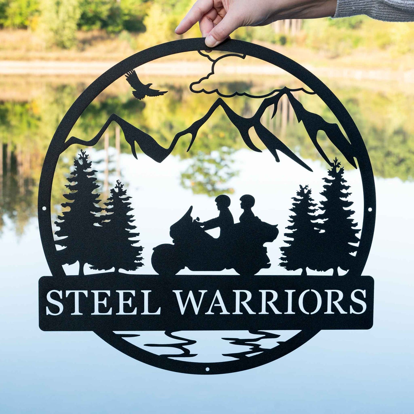 Motorcyle Tour Bike Outdoor Monogram