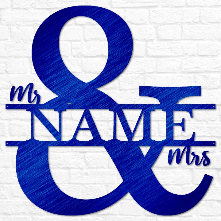 Mr & Mrs Monogram