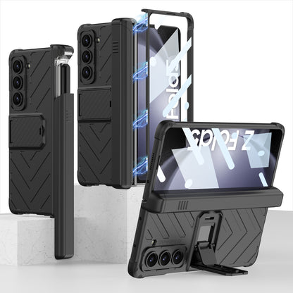 Samsung Galaxy Z Fold5 Magnetic Full Cover Armored Slide S Pen Case