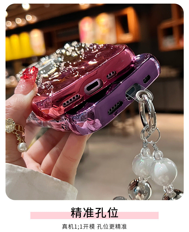 Gradient Pattern Electroplating Fashionable iPhone Case