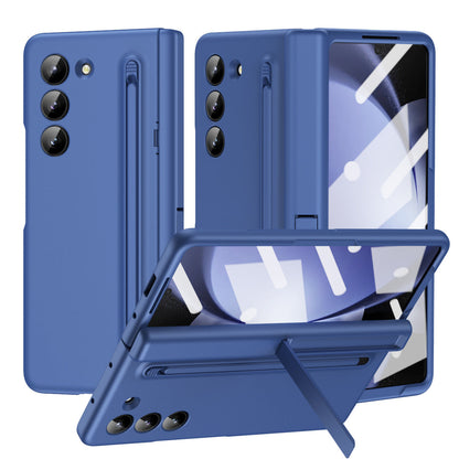 Magnetic Hinge Anti-fall Protective Phone Case With Pen Tray Shell And Film For Galaxy Z Fold5 Fold4 Fold3