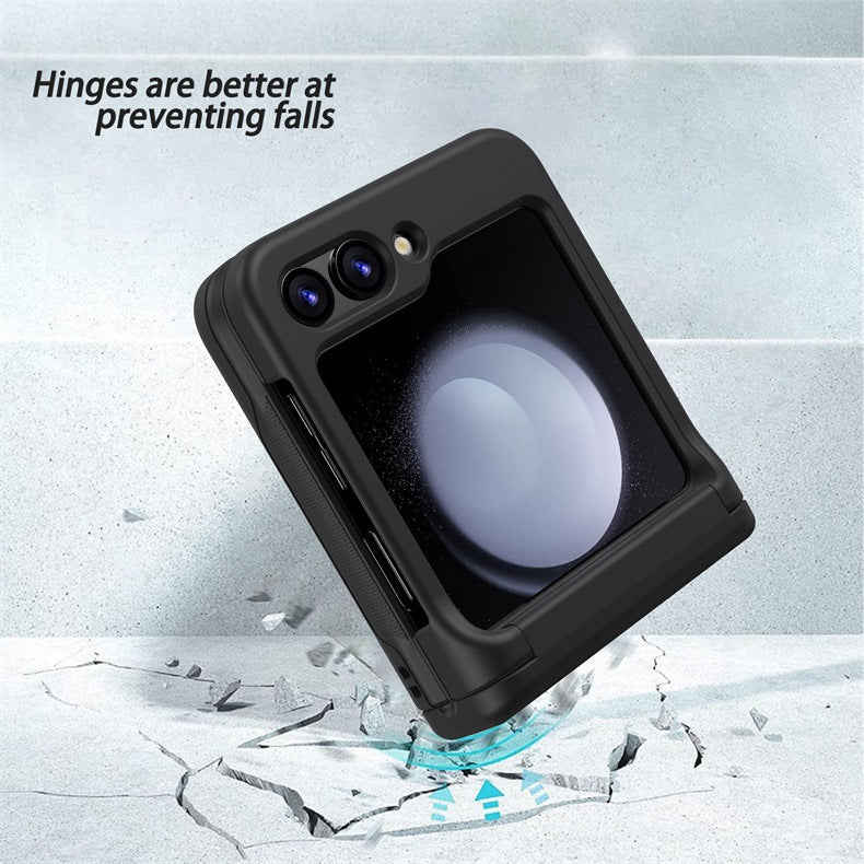 Magnetic All-included Protective Phone Case For Galaxy Flip 6/5/4/3 With Card Holder
