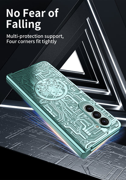 Mechanical Legend Electroplated Case For Samsung Galaxy Z Fold5/4/3 5G