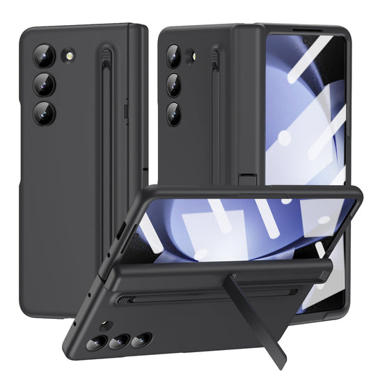 Magnetic Hinge Anti-fall Protective Phone Case With Pen Tray Shell And Film For Galaxy Z Fold5 Fold4 Fold3
