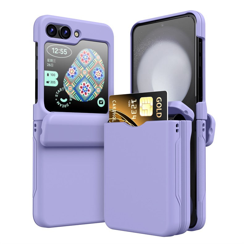 Magnetic All-included Protective Phone Case For Galaxy Flip 6/5/4/3 With Card Holder