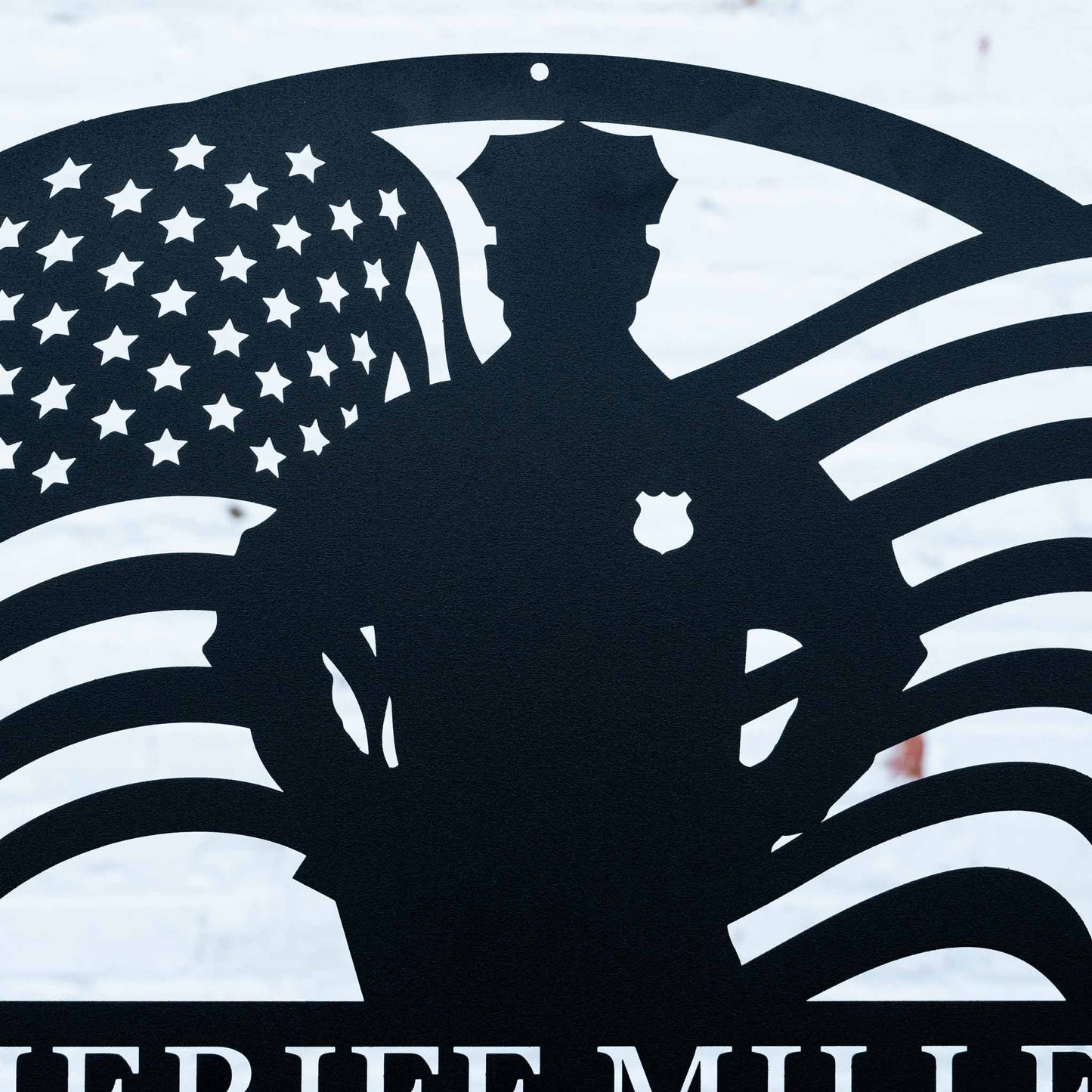 Police Officer Monogram