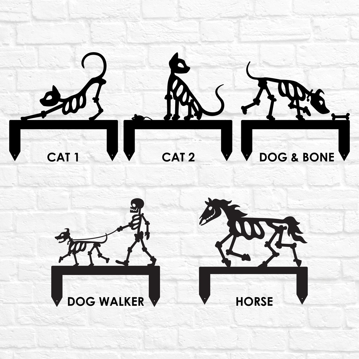 Halloween Pet Skeleton Yard Stakes