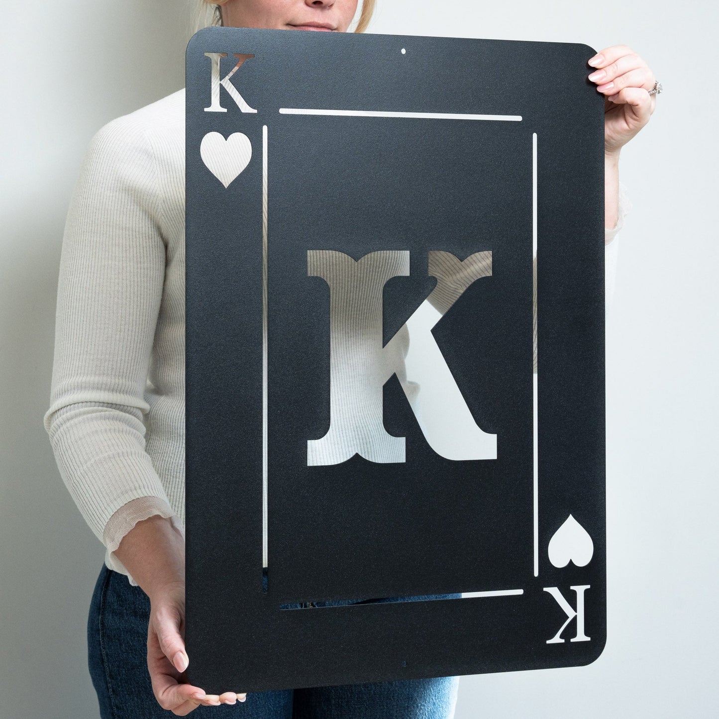 Playing Card Letter Monogram