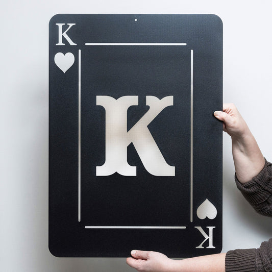 Playing Card Letter Monogram