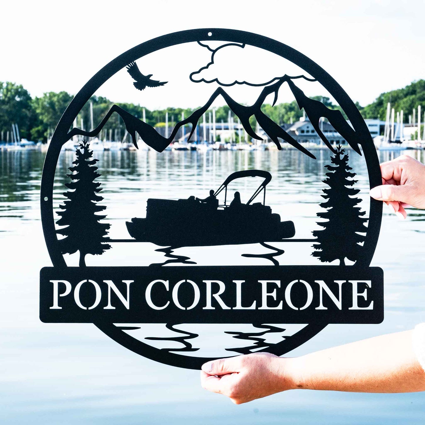 Pontoon Outdoor Monogram