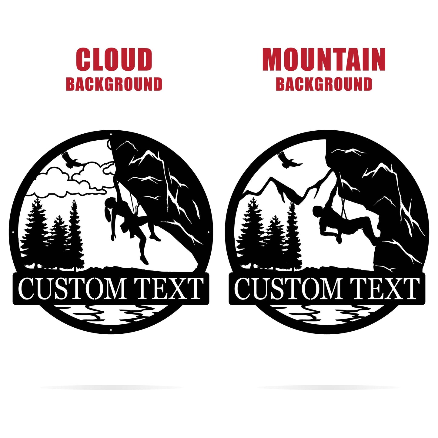 Rock Climbing Outdoor Monogram