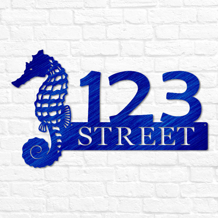 Coastal Address Sign