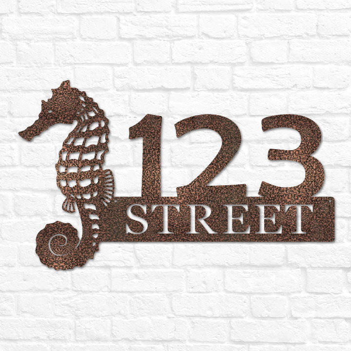 Coastal Address Sign