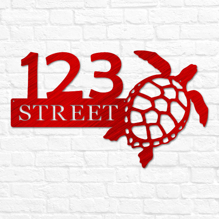 Coastal Address Sign