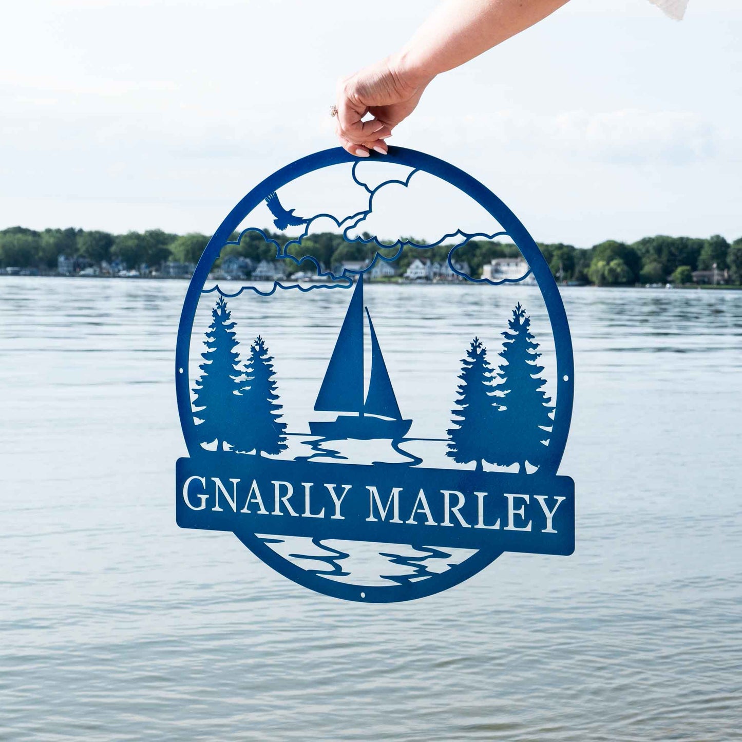 Sailboat Outdoor Monogram