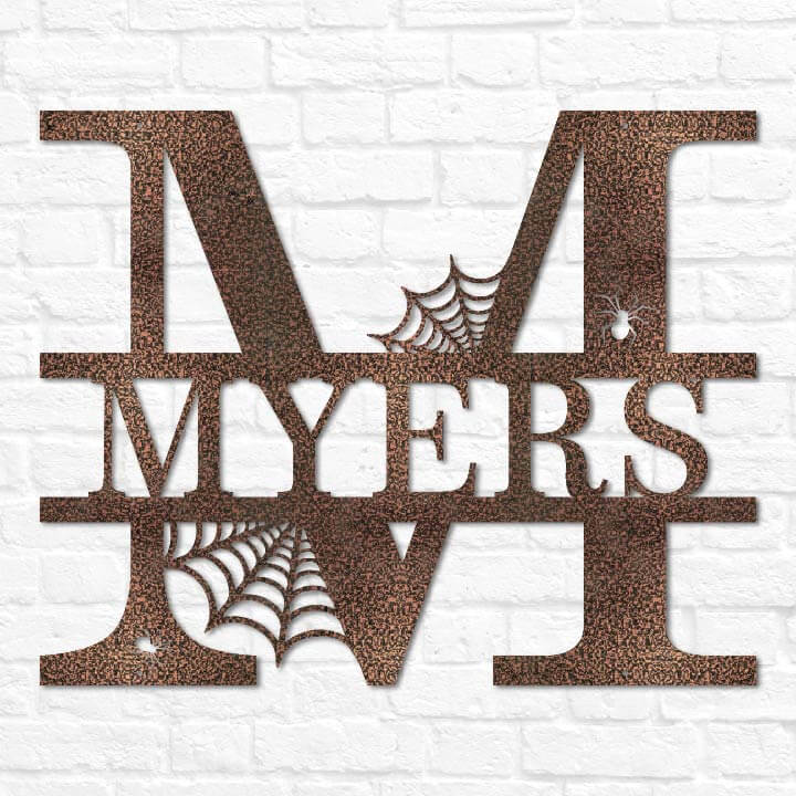 Halloween Split Monogram