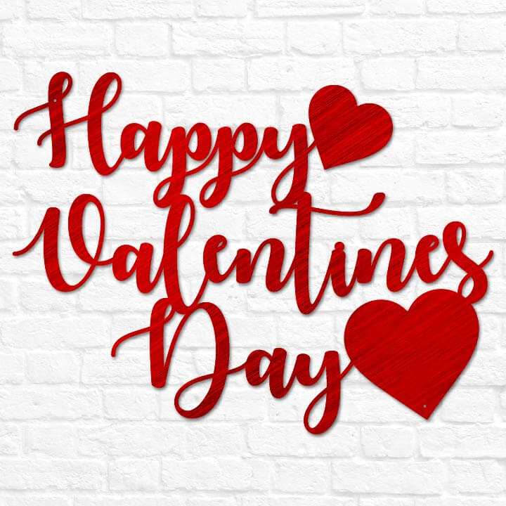 Happy Valentine's Day with Hearts