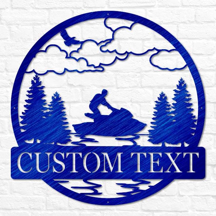 Jet Ski Outdoor Monogram