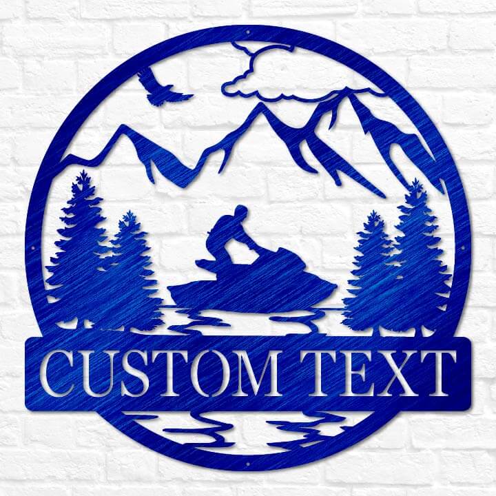 Jet Ski Outdoor Monogram