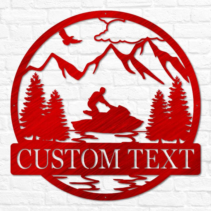 Jet Ski Outdoor Monogram