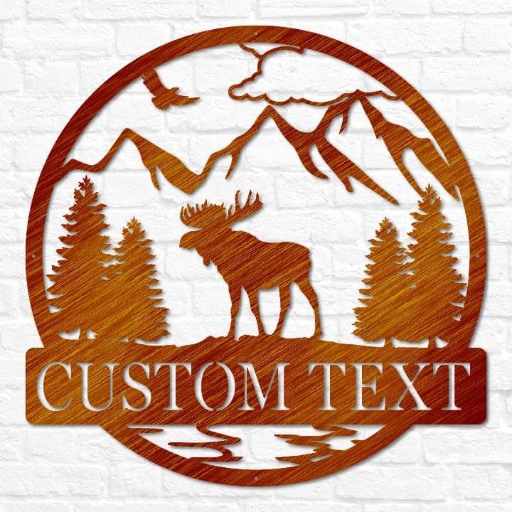 Moose Outdoor Monogram