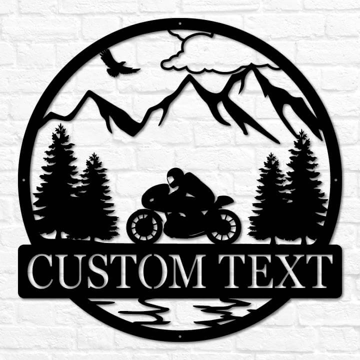 Sportbike Motorcyle Outdoor Monogram