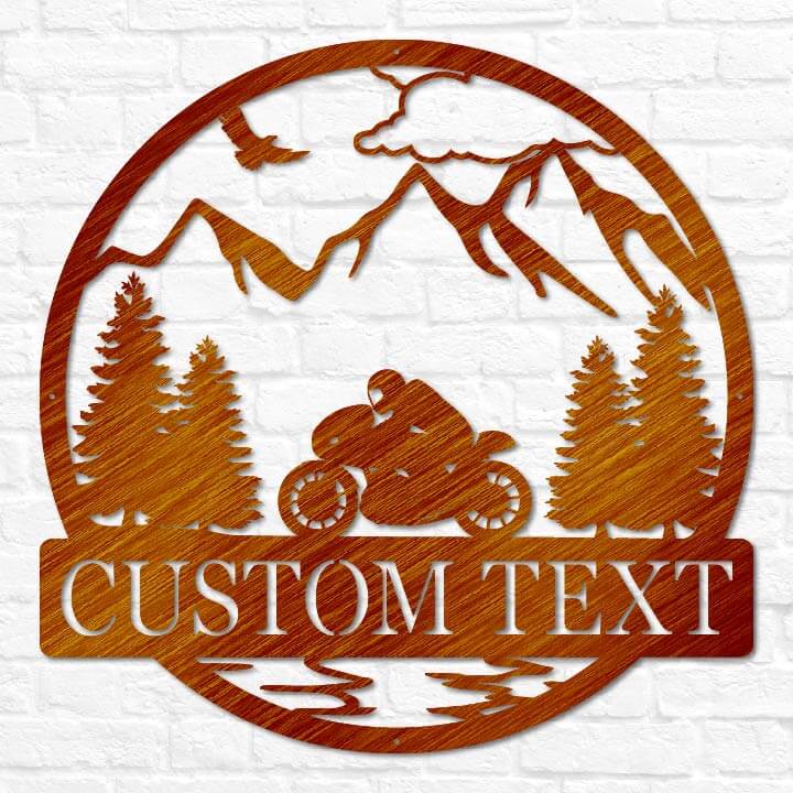 Sportbike Motorcyle Outdoor Monogram