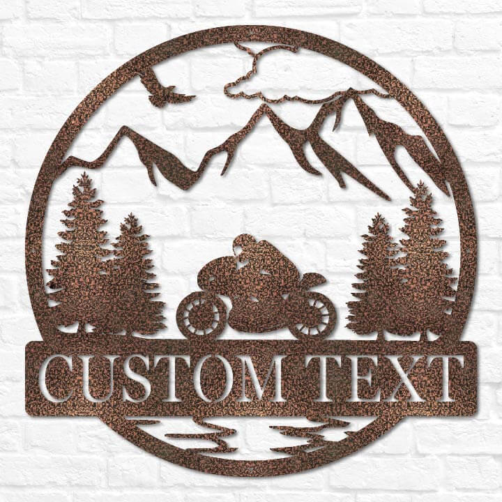 Sportbike Motorcyle Outdoor Monogram