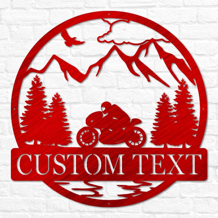 Sportbike Motorcyle Outdoor Monogram