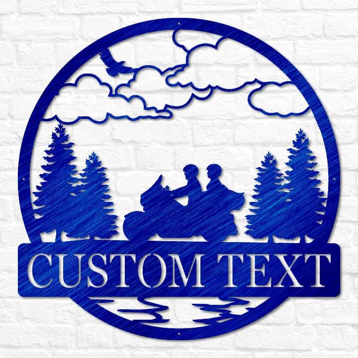 Motorcyle Tour Bike Outdoor Monogram