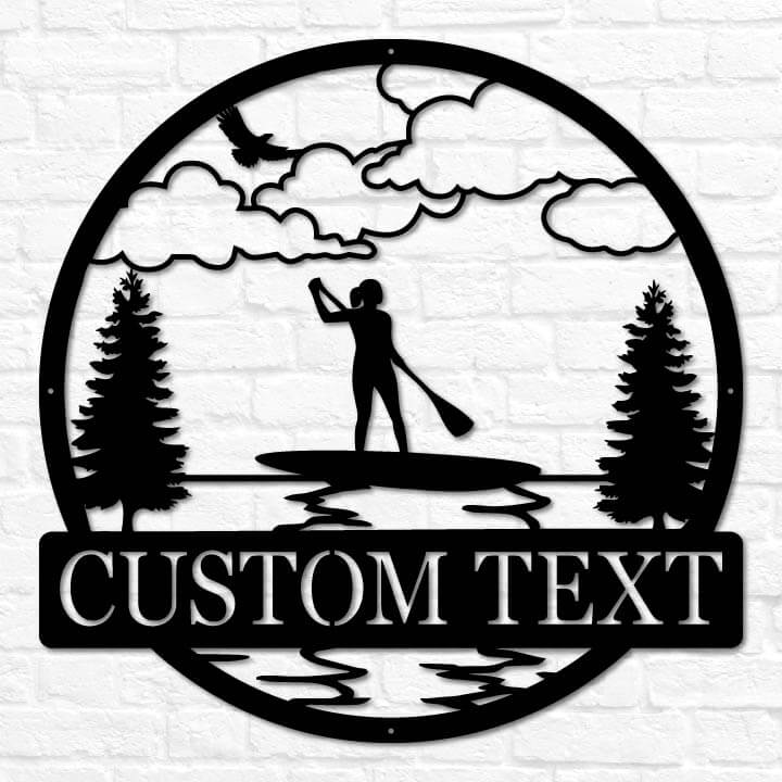 Paddle Board Outdoor Monogram