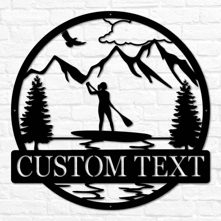 Paddle Board Outdoor Monogram