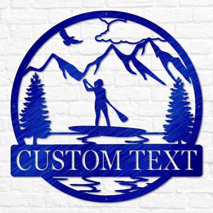 Paddle Board Outdoor Monogram