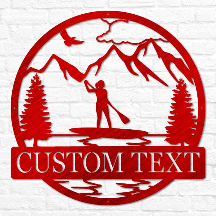 Paddle Board Outdoor Monogram