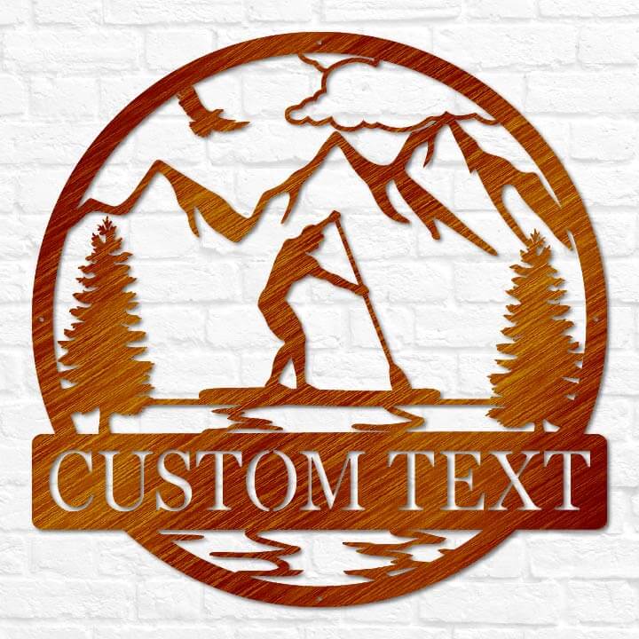 Paddle Board Outdoor Monogram