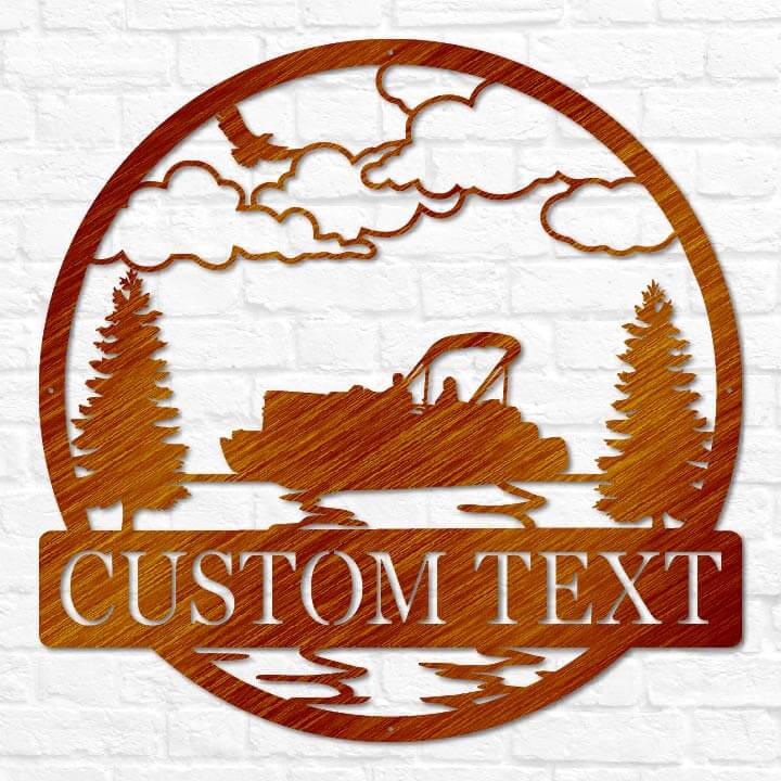 Pontoon Outdoor Monogram