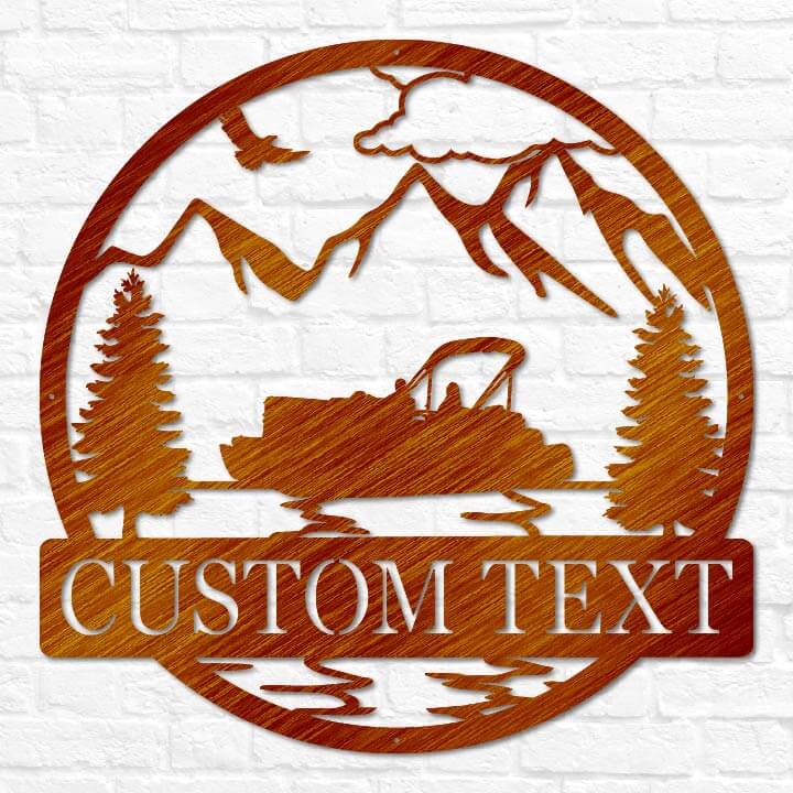 Pontoon Outdoor Monogram